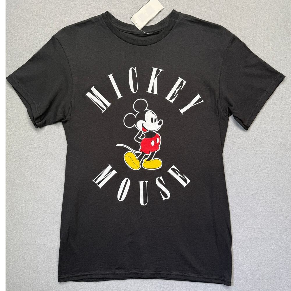 Hybrid Mickey Mouse Men's Short Sleeve T-shirt black Small